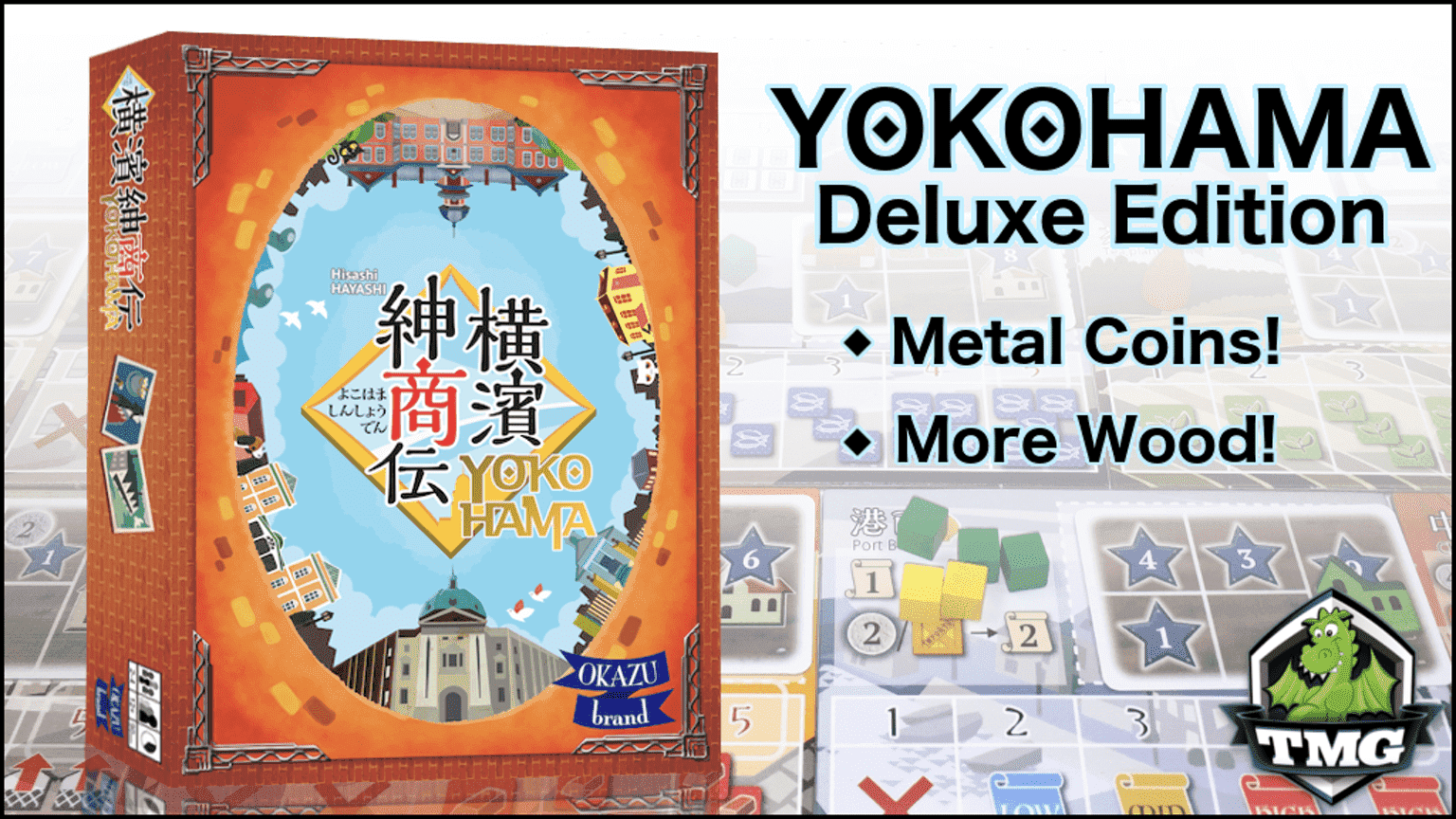 Yokohama Deluxe! (Kickstarter Special) Kickstarter -bordspel 2Tomatoes
