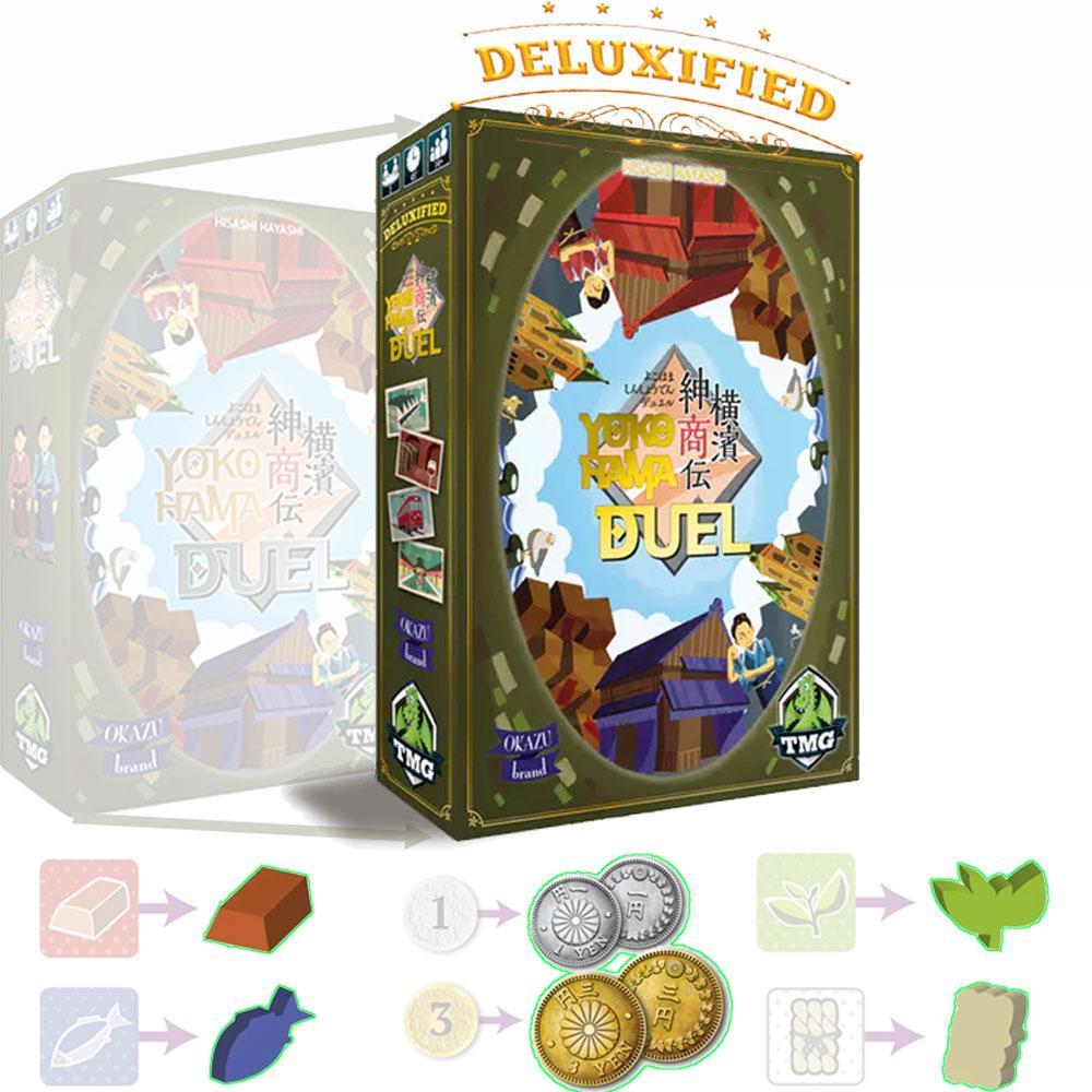 Yokohama Duell: Deluxified (Kickstarter-Vorbestellungsspecial) Kickstarter-Brettspiel Okazu Marke