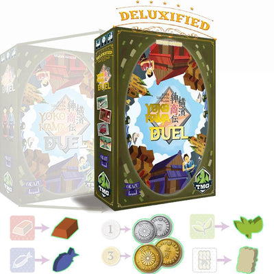 Yokohama Duel: Deluxified (Kickstarter Pré-encomenda especial) Kickstarter Board Game Okazu Brand