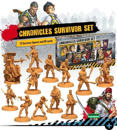 Zombide: Toisen painos Chronicles Survivor Set Expansion Plus NICO (Kickstarter ennakkotilaus)