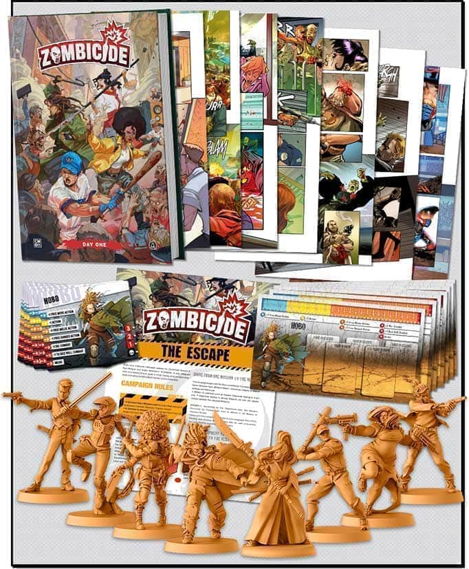 Zombicide: Comic Book Plus Promos Bundle (Kickstarter förbeställning Special) Kickstarter Board Game Accessory CMON KS000781Q