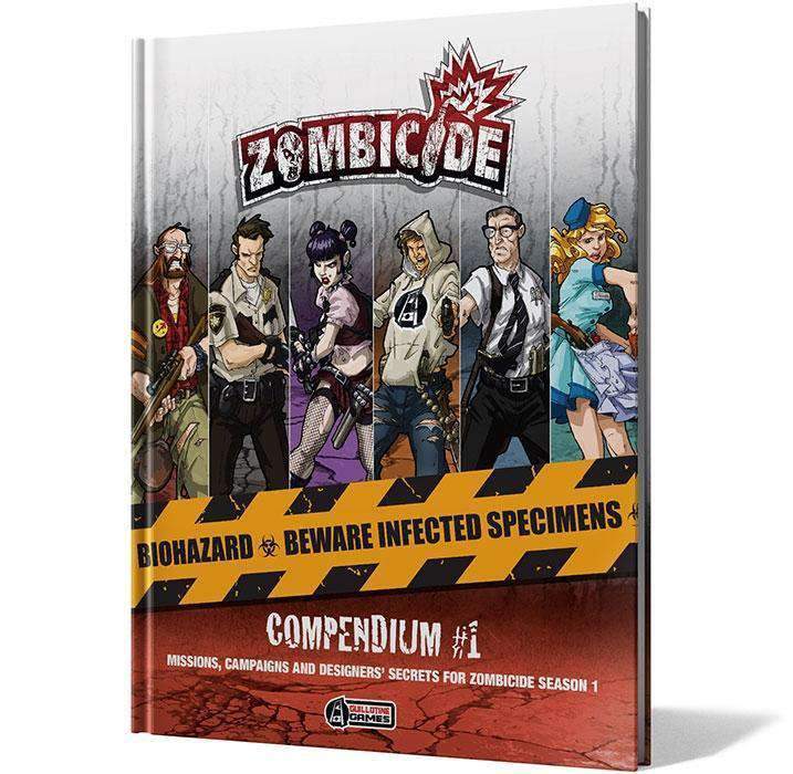 Zombicida: Compêndio nº 1 suplemento de jogo de tabuleiro de varejo Asmodee