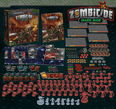 Zombicida: Lado Dark (Kickstarter Pré-encomenda Especial) Expansão do jogo de tabuleiro Kickstarter CMON Limitado