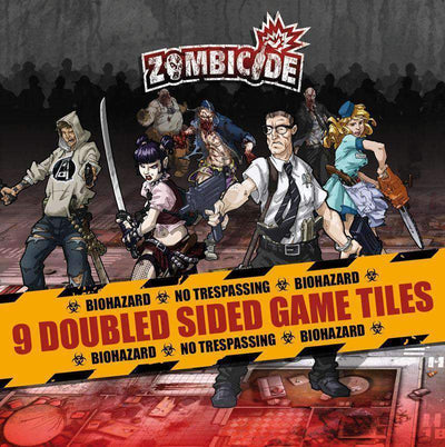 Zombicide: ملحق لعبة بلاط البيع بالتجزئة على الوجهين Asmodee