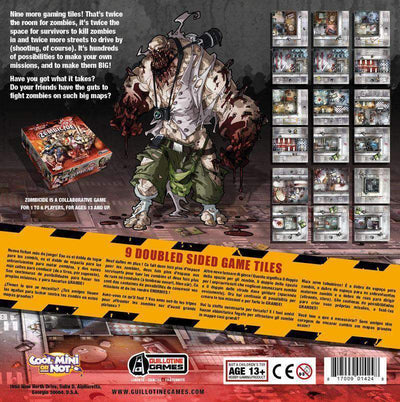 Zombicide: Double Sided Game Tiles Retail Board Game Supplement Asmodee