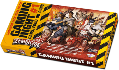 Zombicide: Gaming Night #1 Auto&#39;s, eten of wapens Retail Board Game Supplement CMON Beperkt