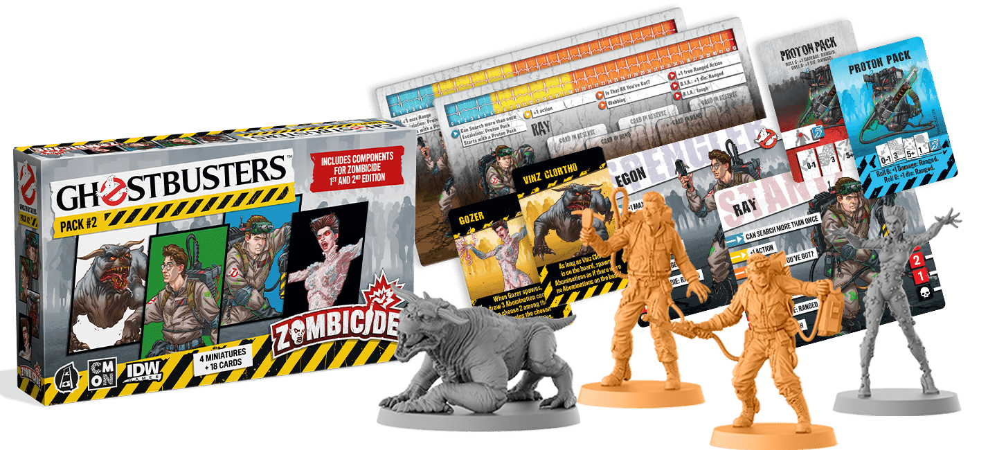 ゾンビサイド　ゴーストバスターセット Zombicide: Ghostbusters Character Packs Plus Bonus Pack