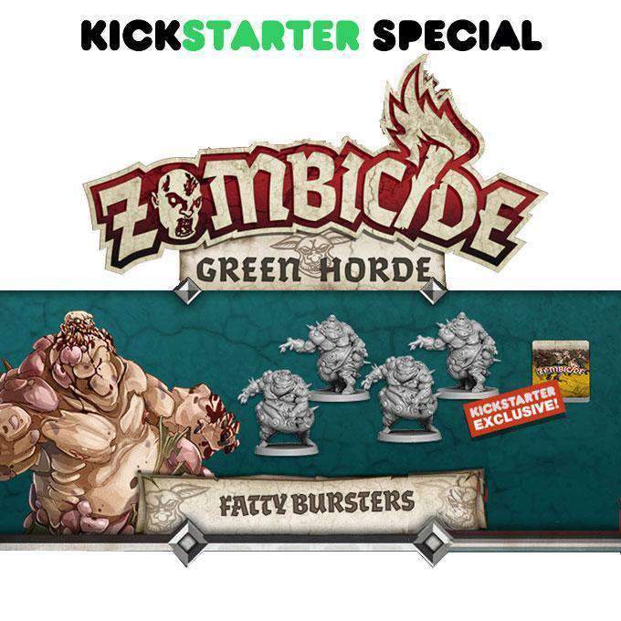 Zombicid: Green Horde fedtburstere (Kickstarter Special) Kickstarter Board Game Expansion CMON Begrænset
