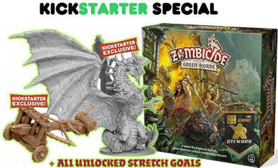 Zombicide: Green Horde (Kickstarter Special) เกมกระดาน Kickstarter CMON ถูก จำกัด