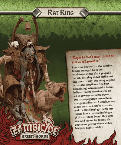 Zombicide: Green Horde Rat King &amp; Swamp Troll (Kickstarter Special) Kickstarter Board Game Expansion CMON Limited