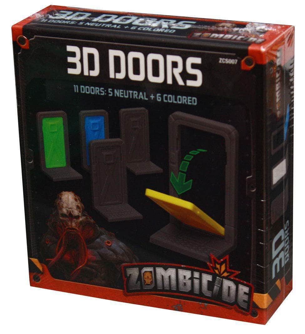 Zombicida: Invader 3D Plastic Doors (Kickstarter Pré-encomenda especial) Acessório de jogo de tabuleiro Kickstarter CMON KS001177A