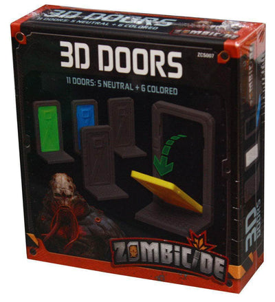 Zombicide: Invader 3D Plastic Doors (طلب مسبق خاص بـ Kickstarter) ملحق لعبة Kickstarter Board CMON KS001177A