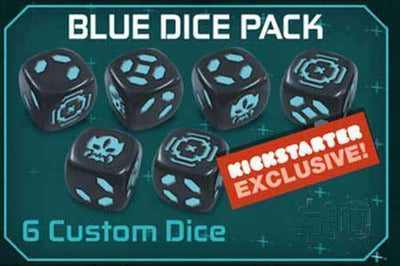 Zombicide: Invader Blue Dice Pack (Kickstarter pre-order Special) Kickstarter Board Game Expansion CMON Beperkt