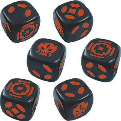 Zombizid: Invader Orange Dice Pack (Kickstarter-Vorbestellungsspezialitäten) Kickstarter-Brettspiel-Erweiterung CMON Beschränkt