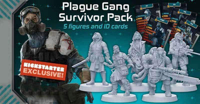 Zombisidi: Invader Plague Survivor Pack (Kickstarterin ennakkotilaus) Kickstarter-lautapelin laajennus CMON