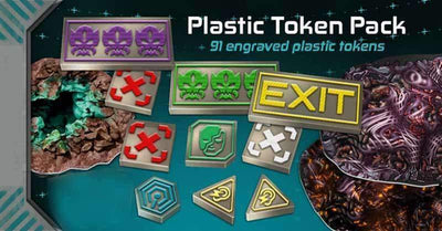 Zombicida: Invader Plastic Token Pack (Kickstarter pré-encomenda especial) Expansão do jogo de tabuleiro Kickstarter CMON Limitado