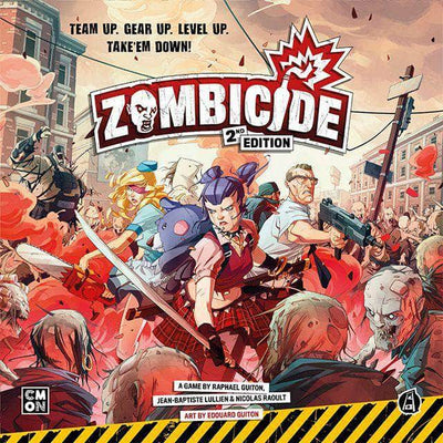 Zombicide: الإصدار الثاني من اللعبة الأساسية (إصدار البيع بالتجزئة) لعبة لوحة البيع بالتجزئة CMON 0889696011077 KS800751A