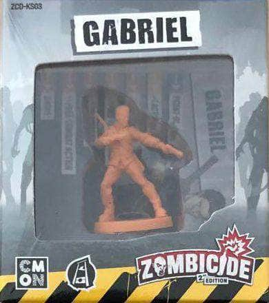 Zombicida: Segunda edição Gabriel (Kickstarter Special) Expansão do jogo de tabuleiro Kickstarter CMON 0889696011541 KS800753A