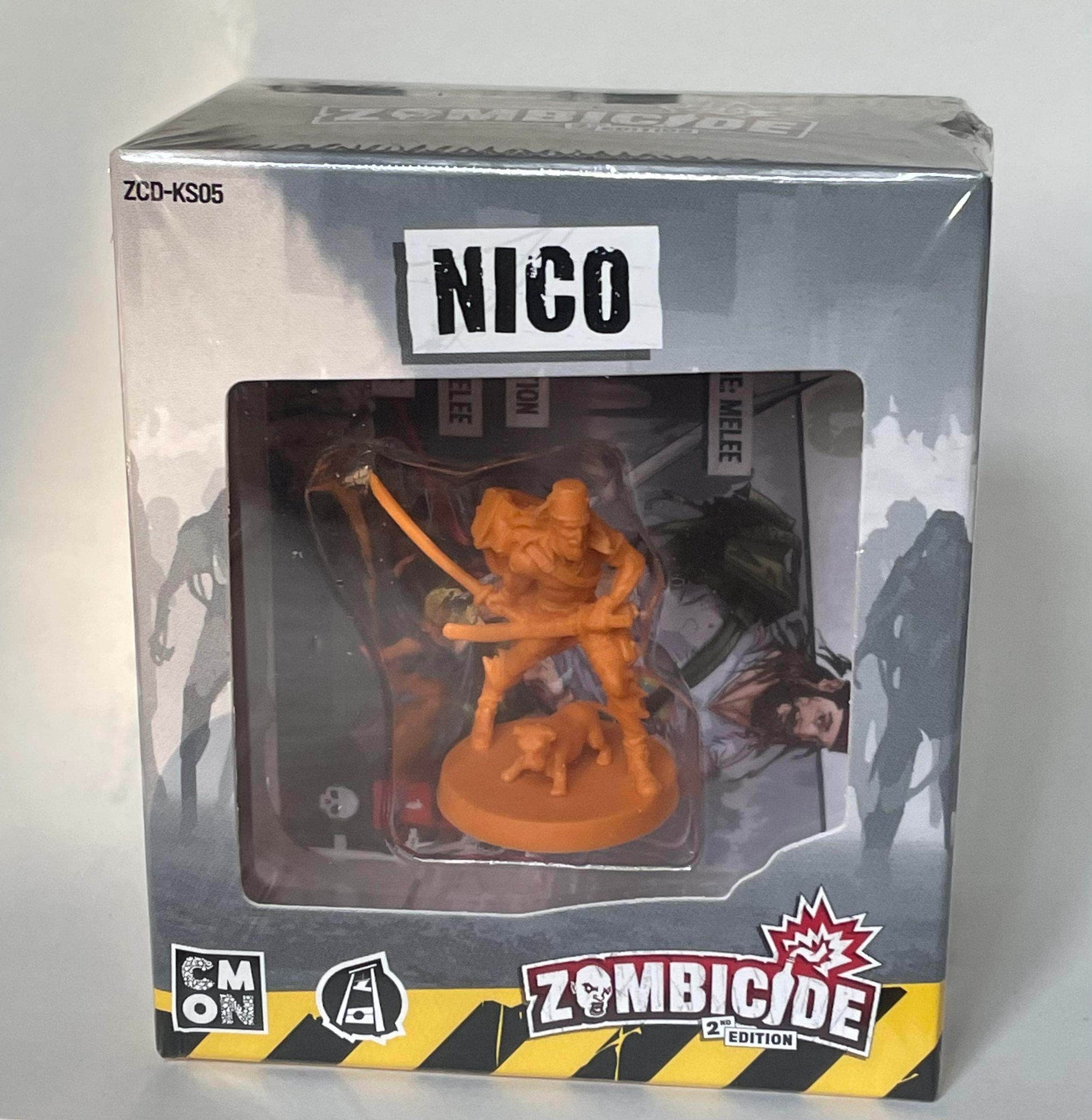 Zombiecide: Druga edycja Nico (Kickstarter Special) Kickstarter Expansion CMON 0889696011565 KS800754A