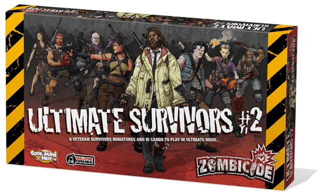 Zombicida: Ultimate Survivors #2 Suplemento de jogo de tabuleiro de varejo CMON Limitado