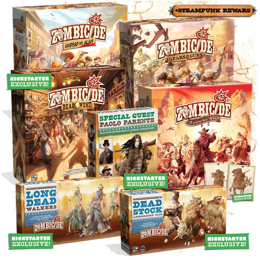 Zombicide Undead or Alive Full Steam KS - Recess Games LLC