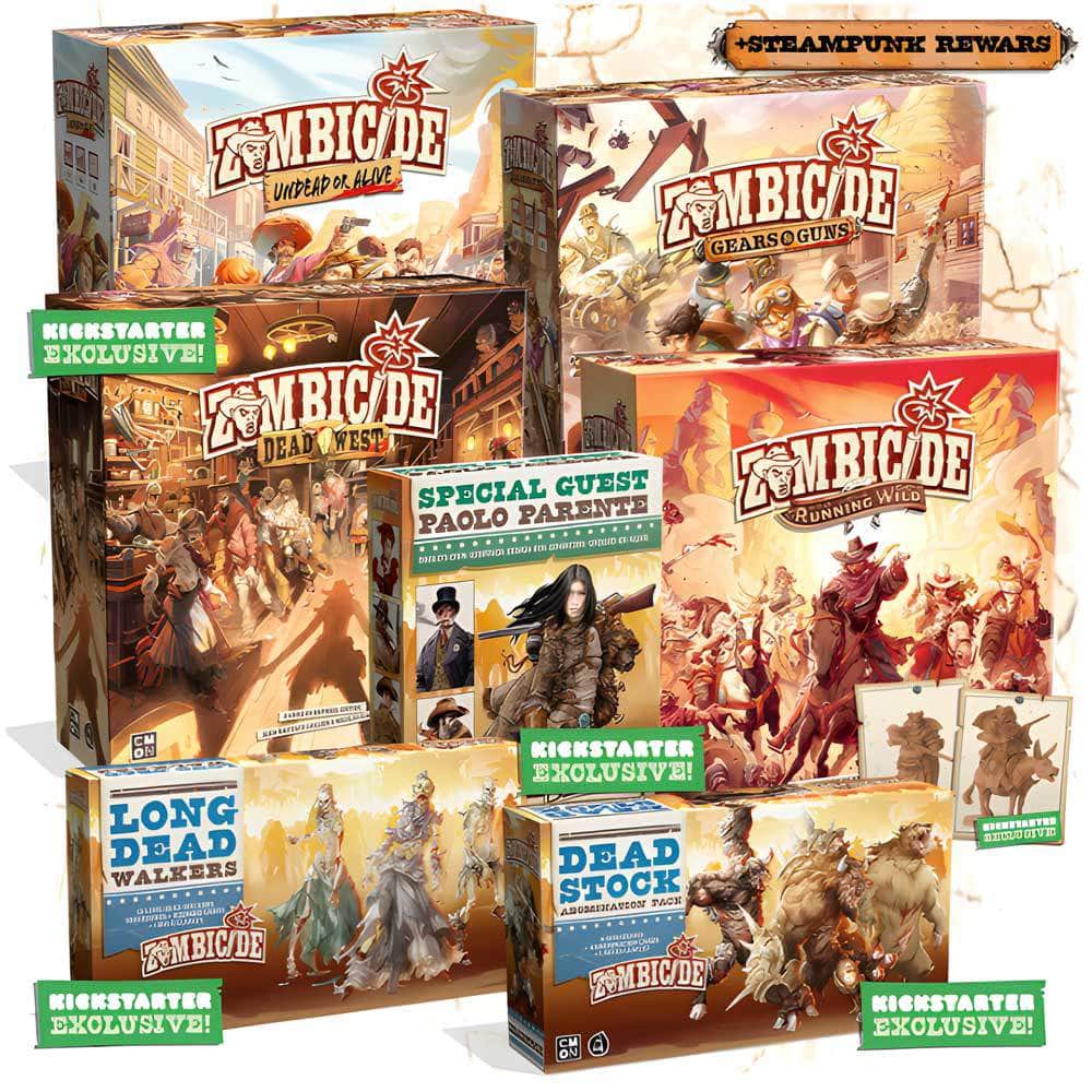 Zombicide invader: Stomper, Babyface, Mother In law et les survivants Zombicide invader: Stomper, Babyface, Mother In law et les survivants