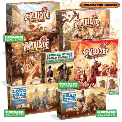 Zombicide: Undead Or Alive Full Steam All In Pledge Bundle (Kickstarter Pre-Order Special) Kickstarter Board Game CMON KS000781P