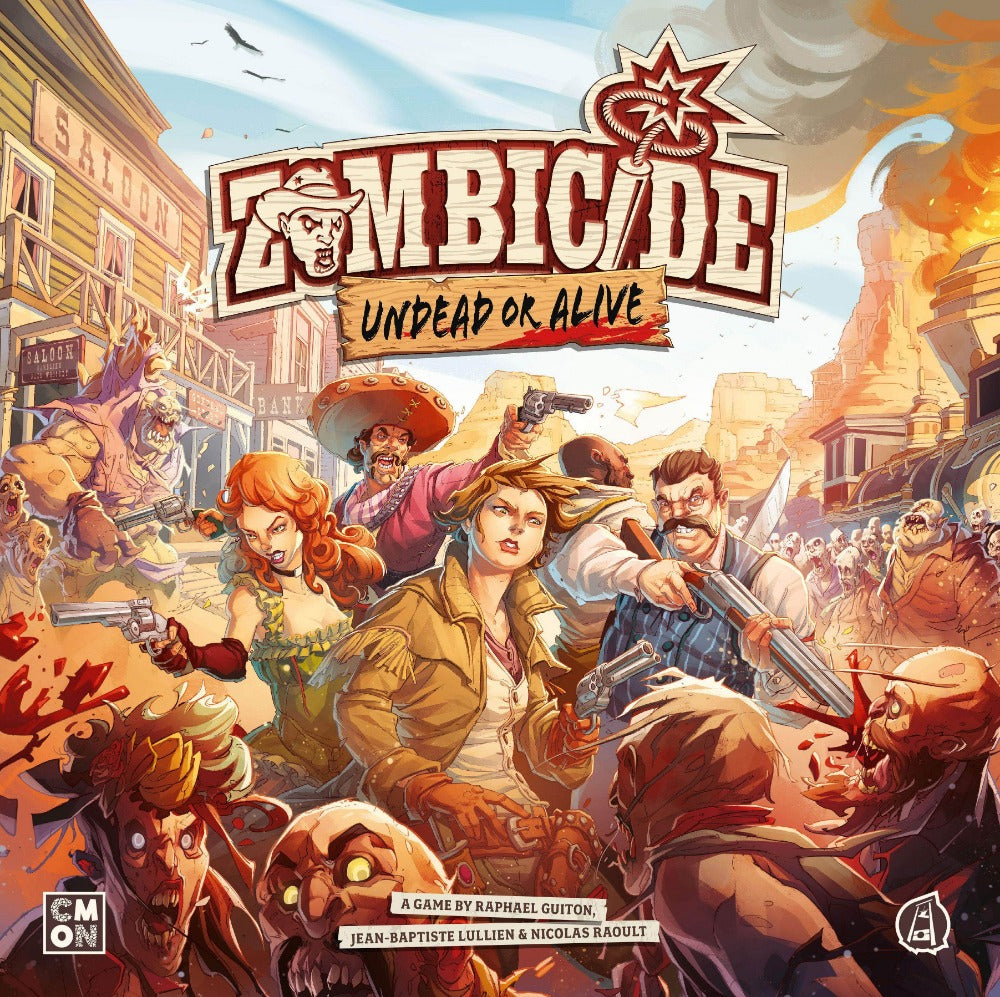 Zombicide: Undead Or Alive Western Tiles Set Kickstarter Board