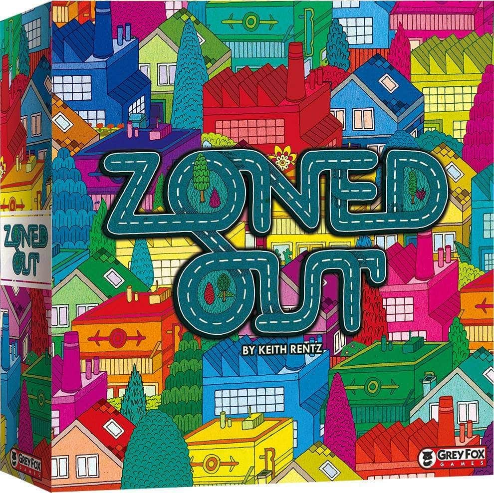 Zoned Out (kiskereskedelmi kiadás) kiskereskedelmi társasjáték Grey Fox Games KS001013B